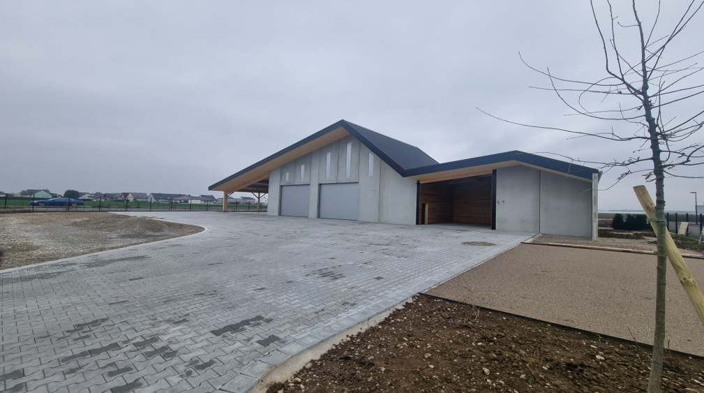 CONSTRUCTION DE BÂTIMENT NEUF À NIEDERENTZEN - construction d’un bâtiment neuf avec bureau et pépinière